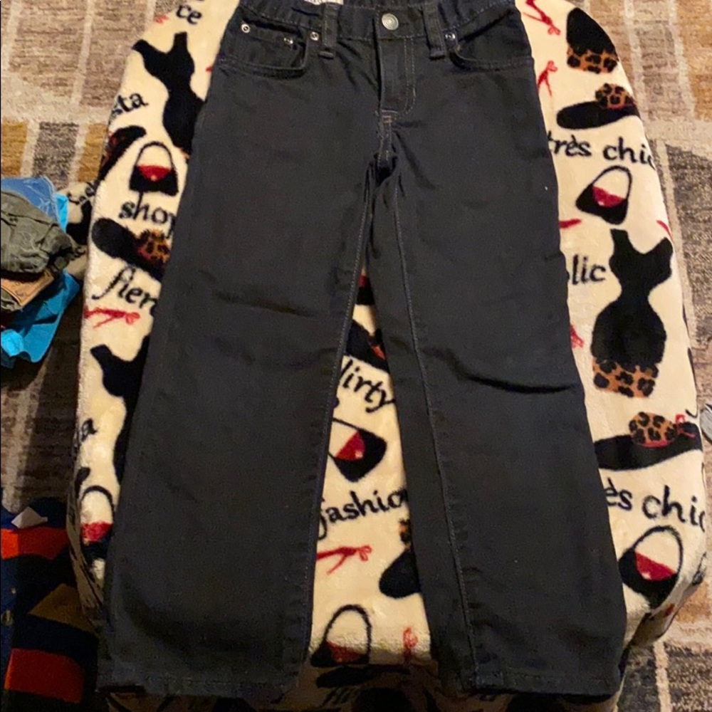 DARK navy denim Polo pants